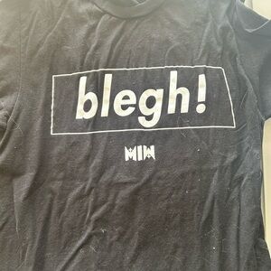 Motionless in White T-Shirt with 'blegh!' Print
